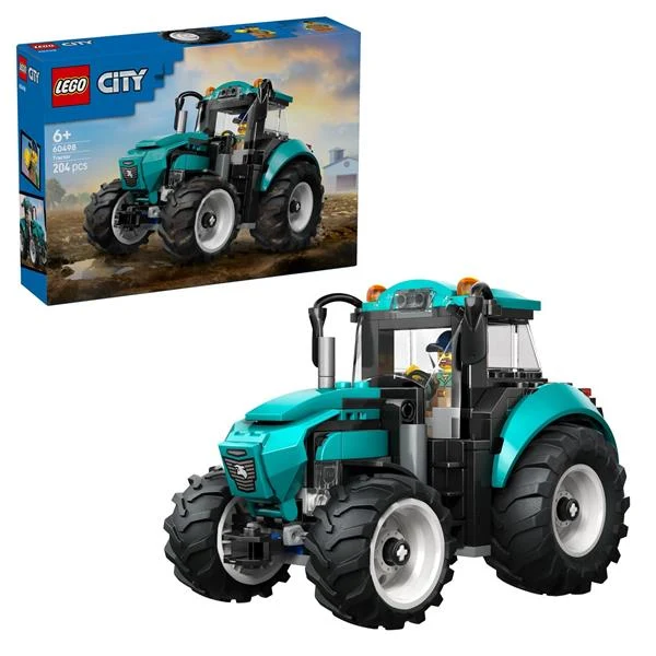 Конструктор LEGO Трактор 60498 204 деталі пластик синьо-зелений