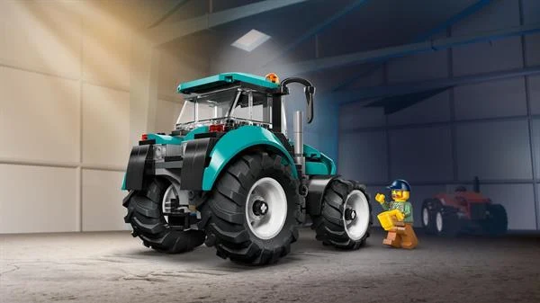 Конструктор LEGO Трактор 60498 204 деталі пластик синьо-зелений