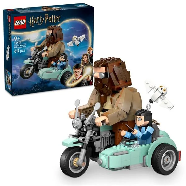 Конструктор LEGO Harry Potter Поїздка Геґріда й Гаррі 617 деталей Пластик Різнобарвний