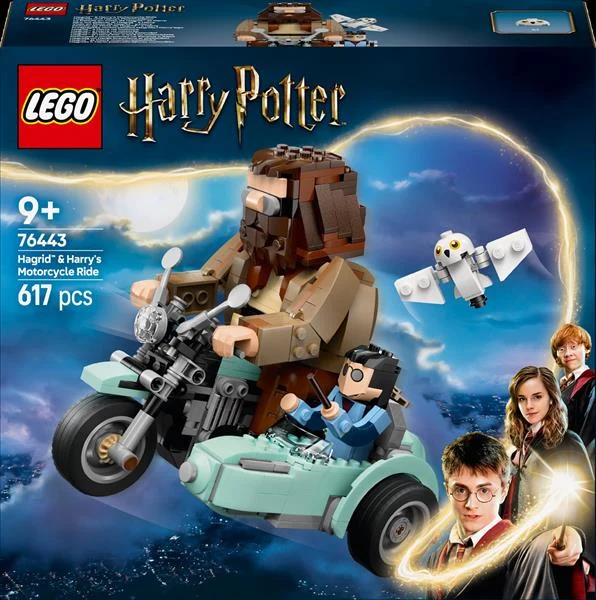 Конструктор LEGO Harry Potter Поїздка Геґріда й Гаррі 617 деталей Пластик Різнобарвний