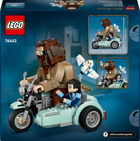 Конструктор LEGO Harry Potter Поїздка Геґріда й Гаррі 617 деталей Пластик Різнобарвний