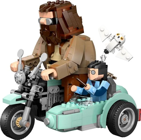Конструктор LEGO Harry Potter Поїздка Геґріда й Гаррі 617 деталей Пластик Різнобарвний
