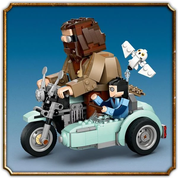 Конструктор LEGO Harry Potter Поїздка Геґріда й Гаррі 617 деталей Пластик Різнобарвний