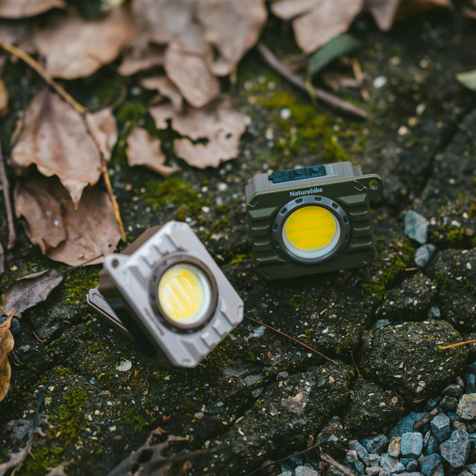 Ліхтар наключний Naturehike CNK2450ZM014 60х43,4х38,4 мм ABS-пластик оливковий 500 лм