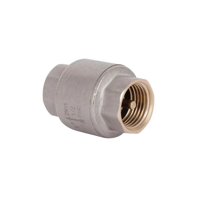 Зворотний клапан 1/2" ВВ латунний Thermo Alliance Standart жовтий