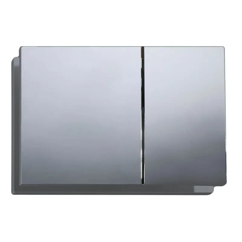 Панель змиву Koer KT-0610-01 240x160x32 мм пластикова хромова квадратна