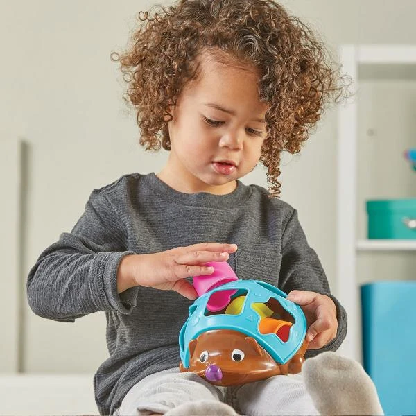 Сортер Learning Resources Їжачок 2-в-1 з 5 фігурами силіконовий різнобарвний
