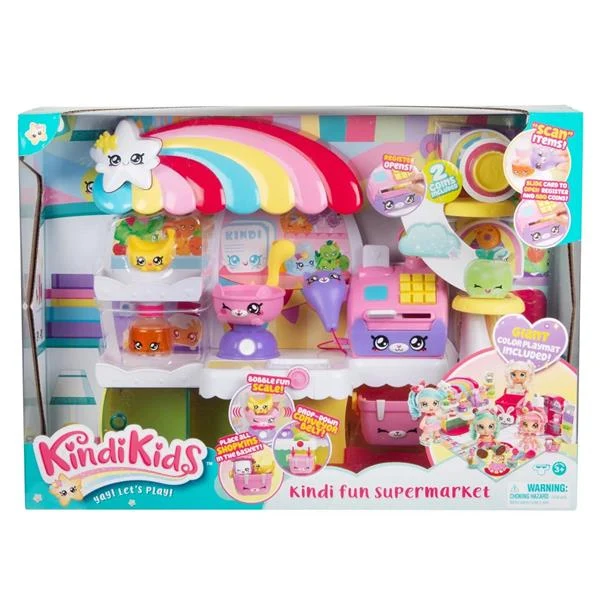 Ігровий набір Супермаркет Kindi Kids 60x60 см пластик різнобарвний