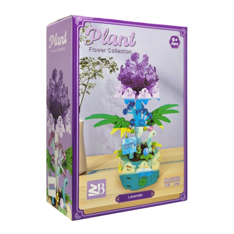 Дитячий конструктор Plant Flower Collection 33022 162 деталі пластик різнобарвний