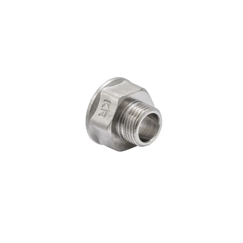 Перехідник конектор 1/2"x3/4" латунь внутрішня-зовнішня різьба KF.A0608