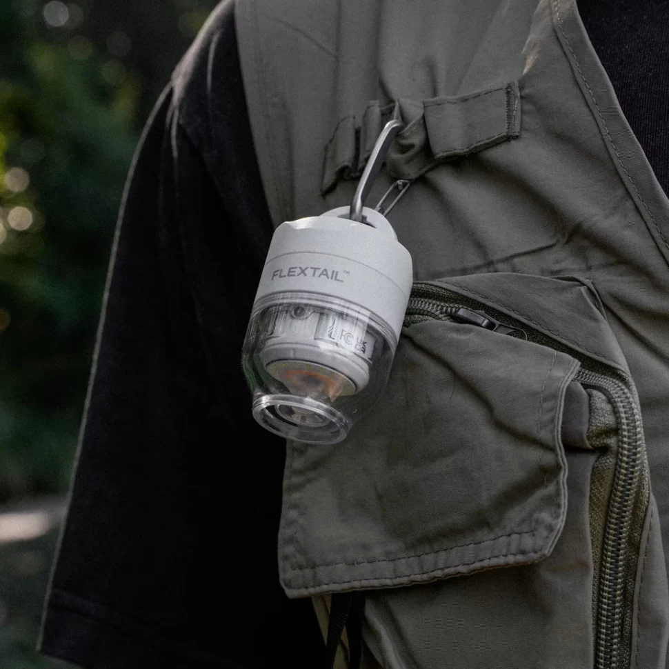 Насос-ліхтар кемпінговий Flextail Tiny Pump 3X 44х44х59 мм білий 67 г