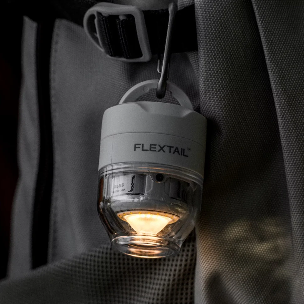 Насос-ліхтар кемпінговий Flextail Tiny Pump 3X 44х44х59 мм білий 67 г