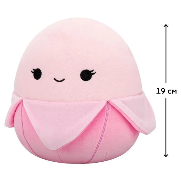 М'яка іграшка Squishmallows Банан 19 см Плюш Жовтий