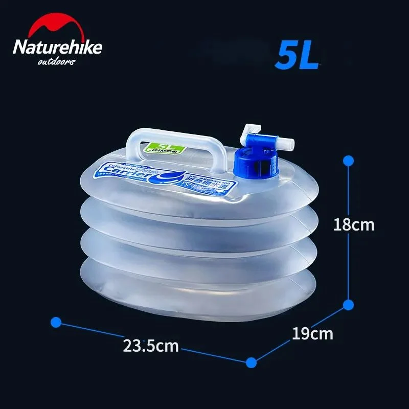 Каністра для води складна 5 л LDPE4 прозора 26х23х23 см