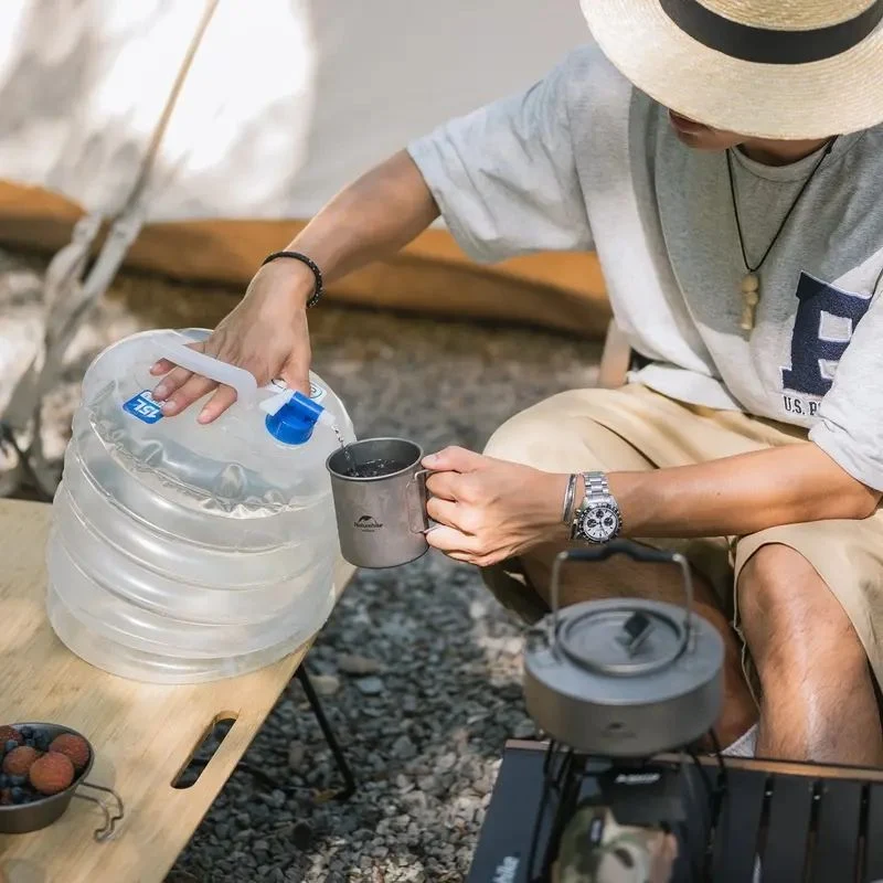 Каністра для води складна 5 л LDPE4 прозора 26х23х23 см