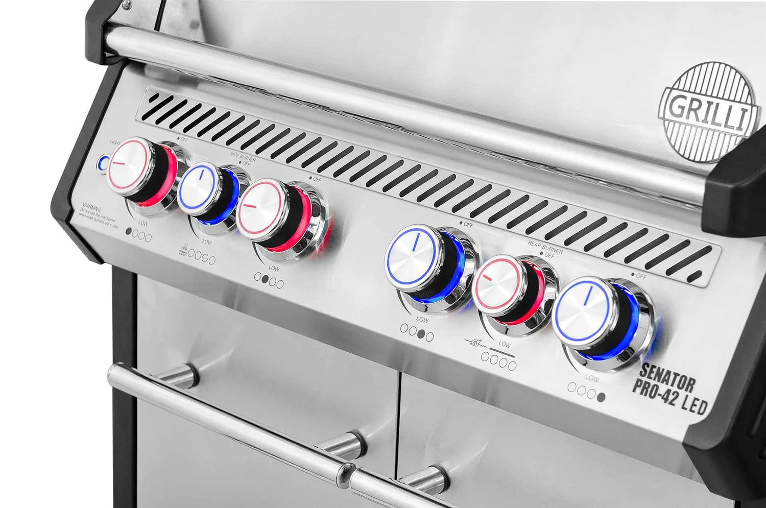 Світлодіодна ручка регулятора газу мала Senator Pro Led 32/42 пластик 10х9х6 см з підсвічуванням