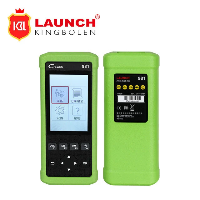 Авто-сканер LAUNCH Creader-981 OBDII 4-дюймовий кольоровий TFT 86х195х32 мм
