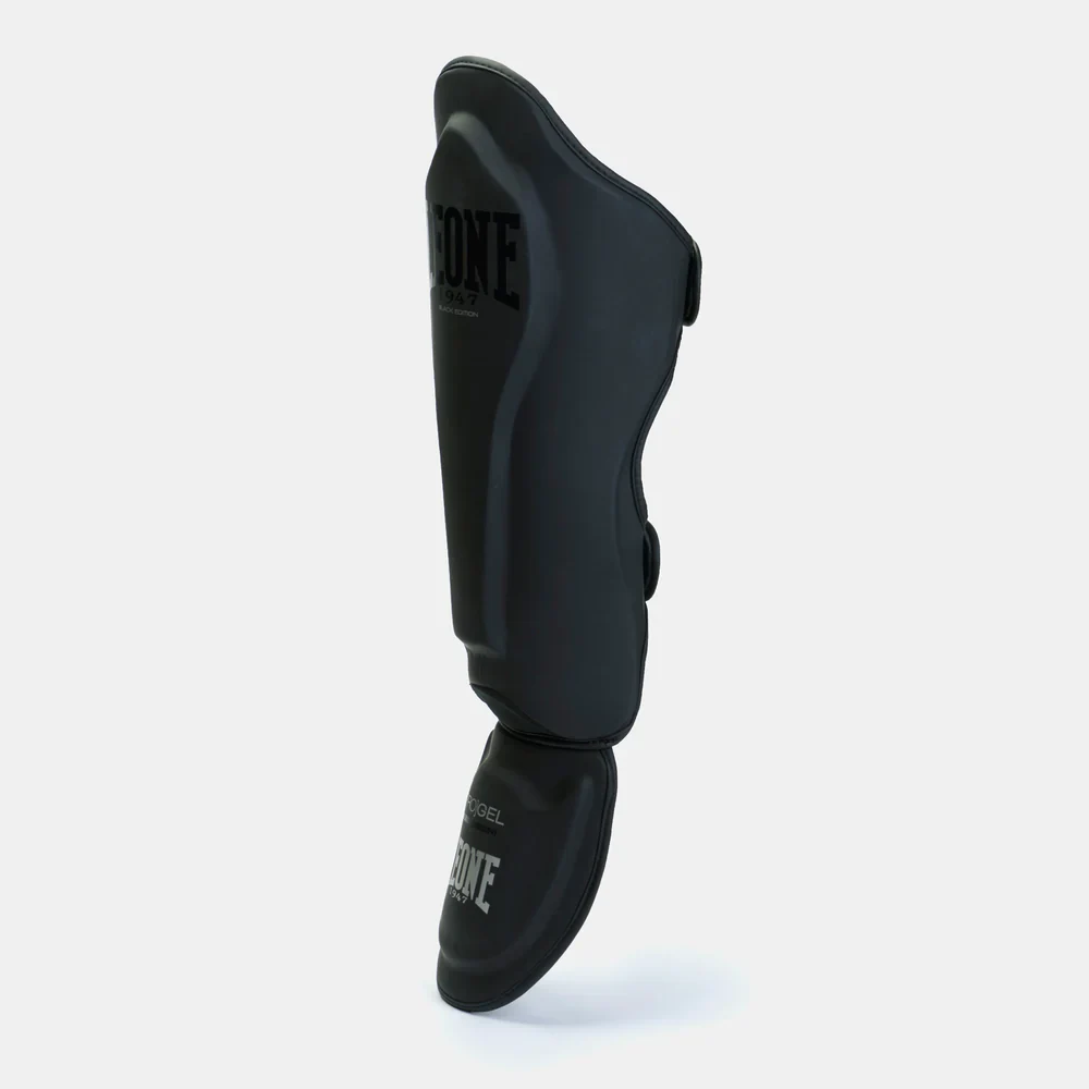 Захист для гомілок та стоп LEONE 1947 Color Block PT110 синтетична шкіра XL чорний