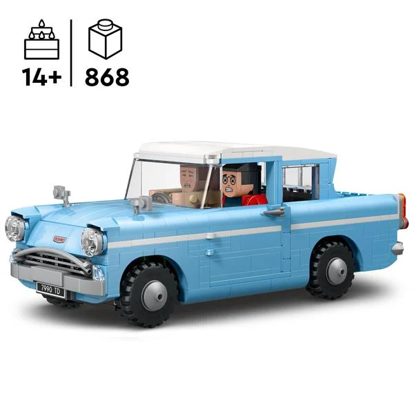 Конструктор LEGO Зачарований летючий Форд Англія 868 деталей Пластик 26х14х10 см