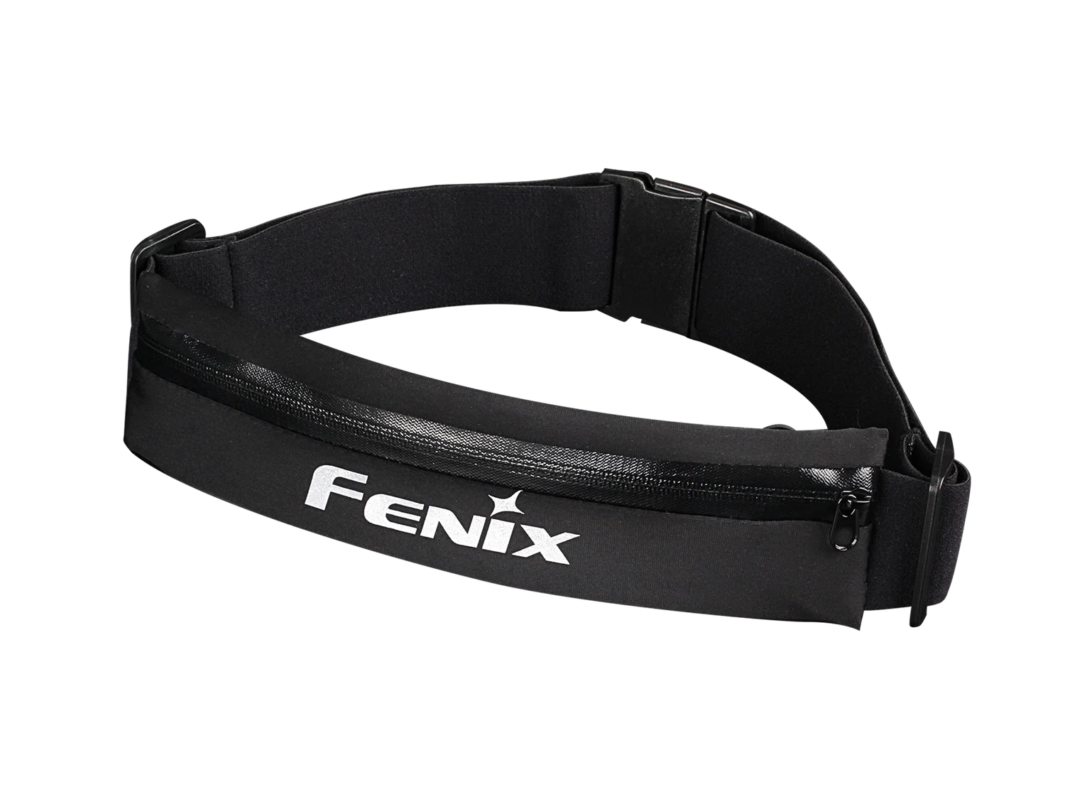 Поясна сумка Fenix AFB-10 чорна еластичний ремінець 58-112 см пластик