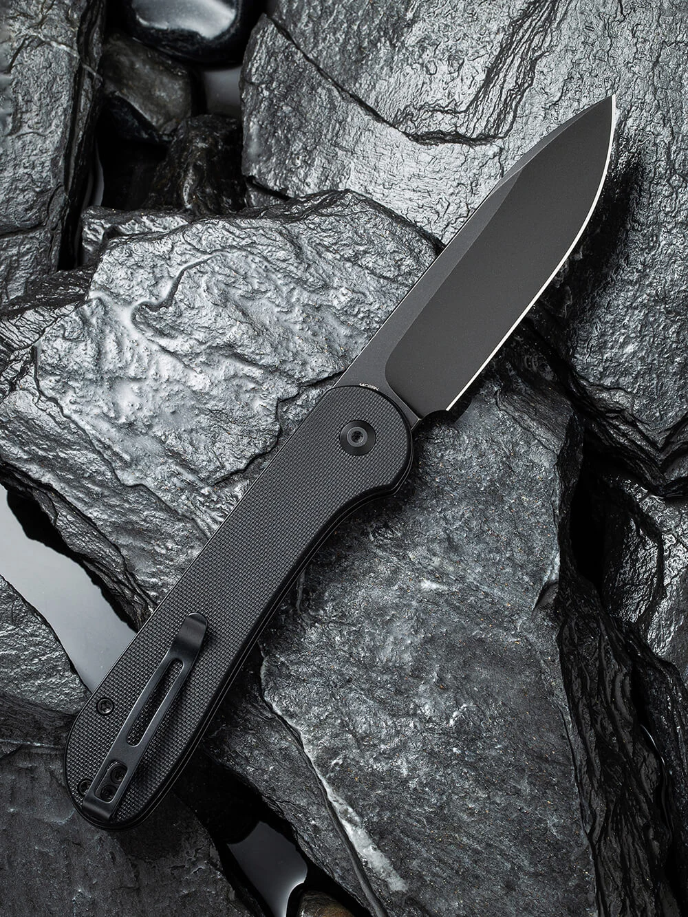 Складаний ніж Civivi Elementum Pocket 8,9 см 14C28N G10 чорний