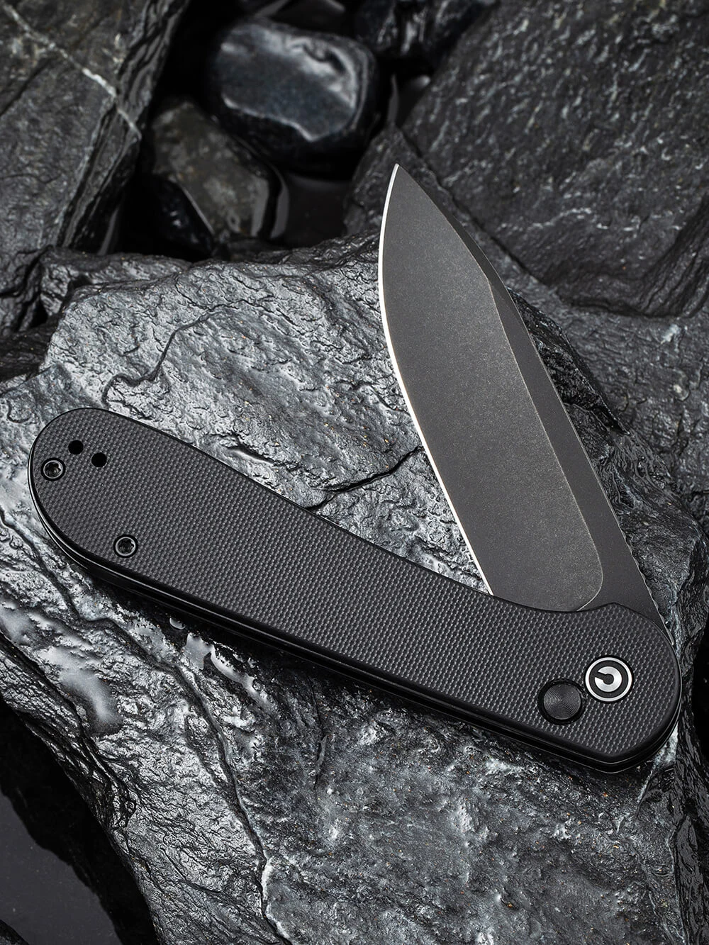 Складаний ніж Civivi Elementum Pocket 8,9 см 14C28N G10 чорний