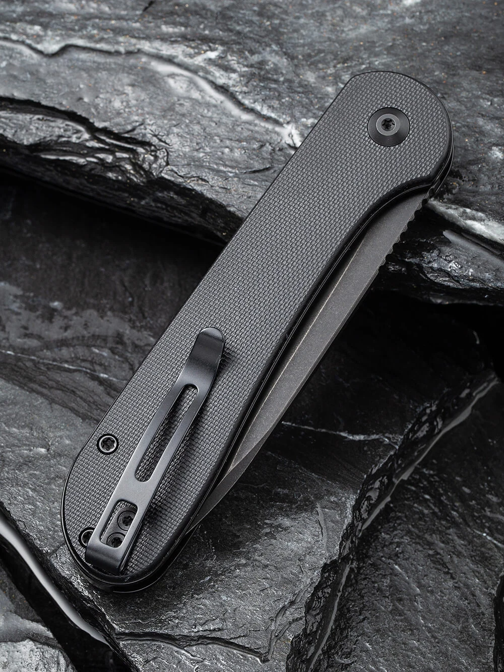 Складаний ніж Civivi Elementum Pocket 8,9 см 14C28N G10 чорний