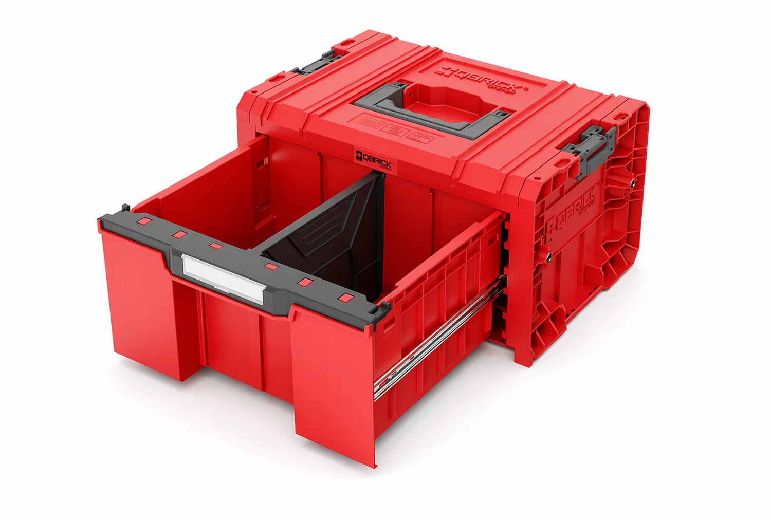 Ящик для інструментів Qbrick System PRO Drawer 1 2.0 Basic 1 висувний ящик ABS-пластик червоний