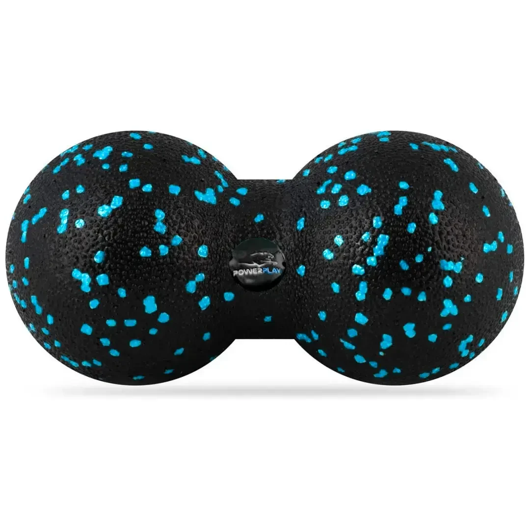 Масажний набір 4в1 PowerPlay PP_4015 EPP Foam Roller Set 33х14 см Чорно-бірюзовий