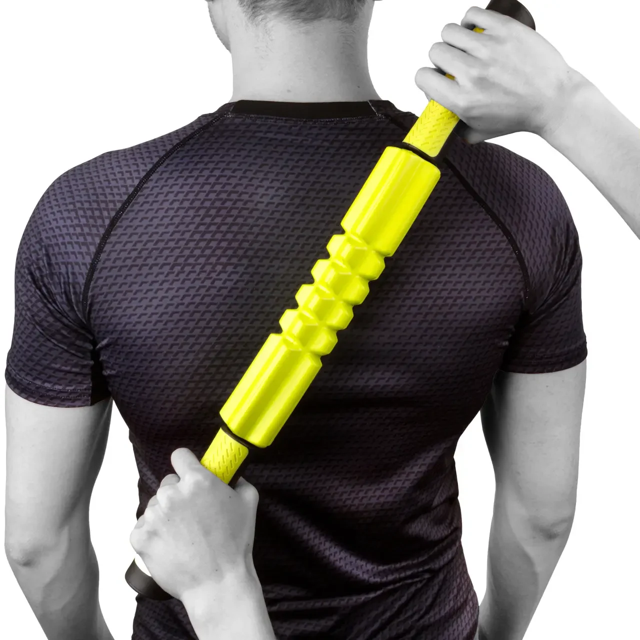 Масажний набір 4в1 PowerPlay PP_4015 EPP Foam Roller Set 33х14 см Чорно-бірюзовий