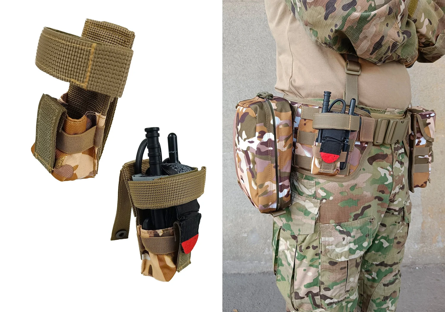 Підсумок для турнікета MOLLE Multicam Arid Cordura 1050 компактний