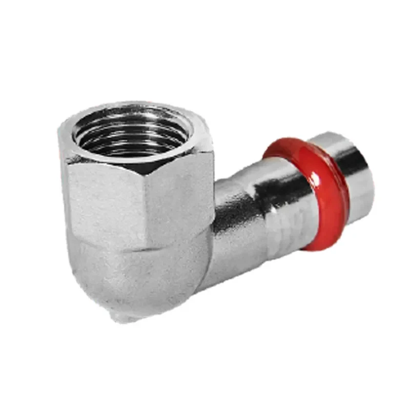 Коліно 90° Koer KQ.L2808F 28x3/4" ВР AISI 304 для водопроводу