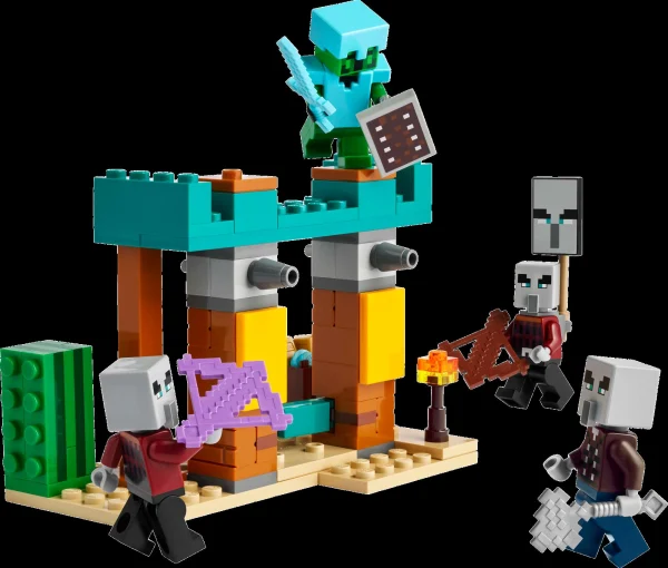 Конструктор LEGO Minecraft Пустельний патруль розбійника 105 деталей Пластик 21267
