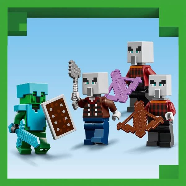 Конструктор LEGO Minecraft Пустельний патруль розбійника 105 деталей Пластик 21267