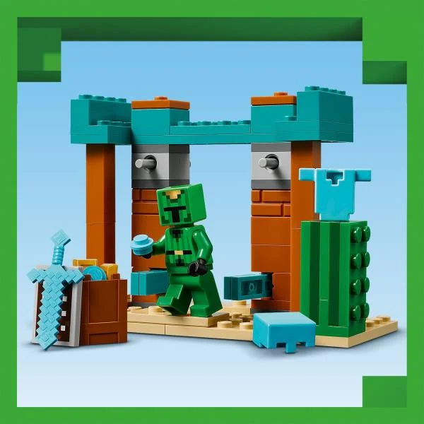 Конструктор LEGO Minecraft Пустельний патруль розбійника 105 деталей Пластик 21267