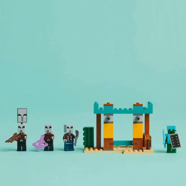 Конструктор LEGO Minecraft Пустельний патруль розбійника 105 деталей Пластик 21267