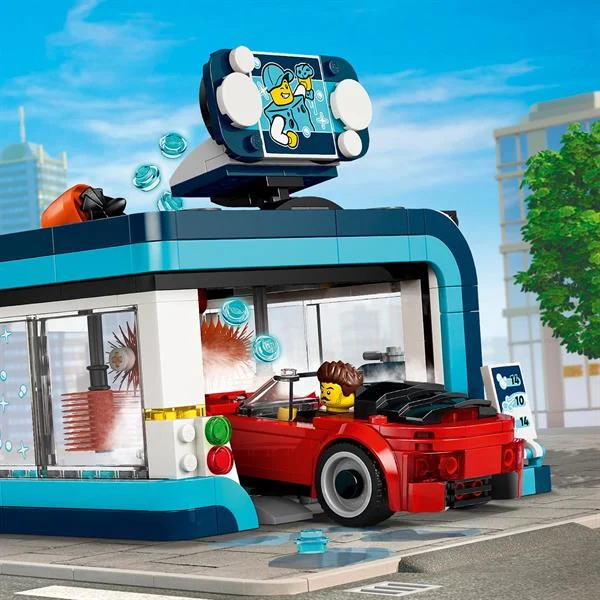 Конструктор LEGO City Тунельна автомийка 583 деталі Пластик Різнобарвний