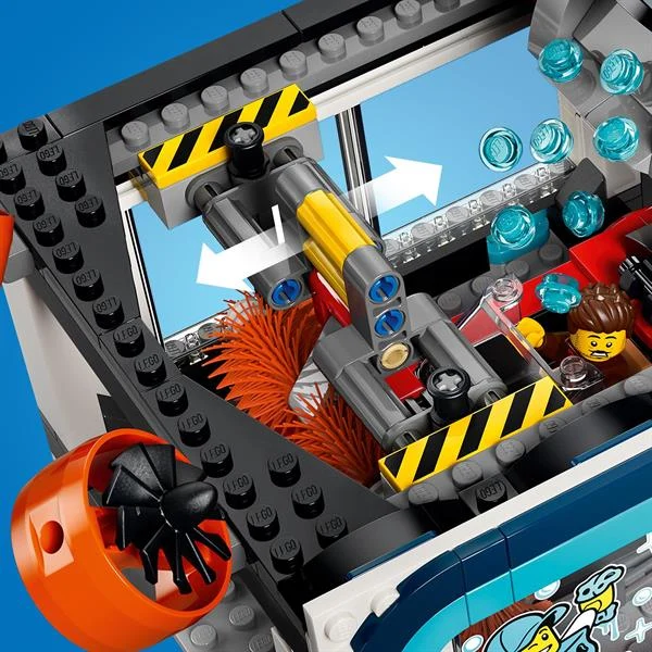 Конструктор LEGO City Тунельна автомийка 583 деталі Пластик Різнобарвний
