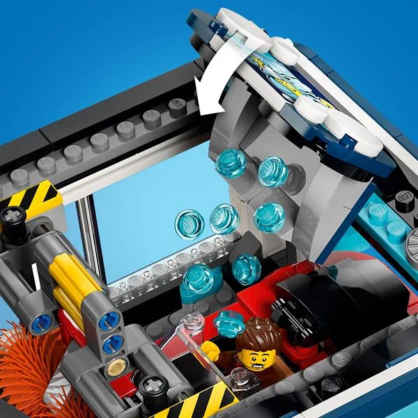 Конструктор LEGO City Тунельна автомийка 583 деталі Пластик Різнобарвний