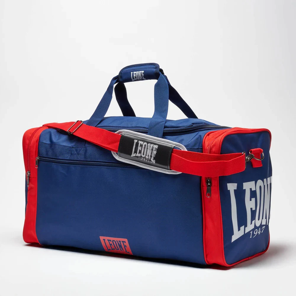 Спортивна сумка LEONE AC956 Color Block 45л поліестер 60x32 см синя