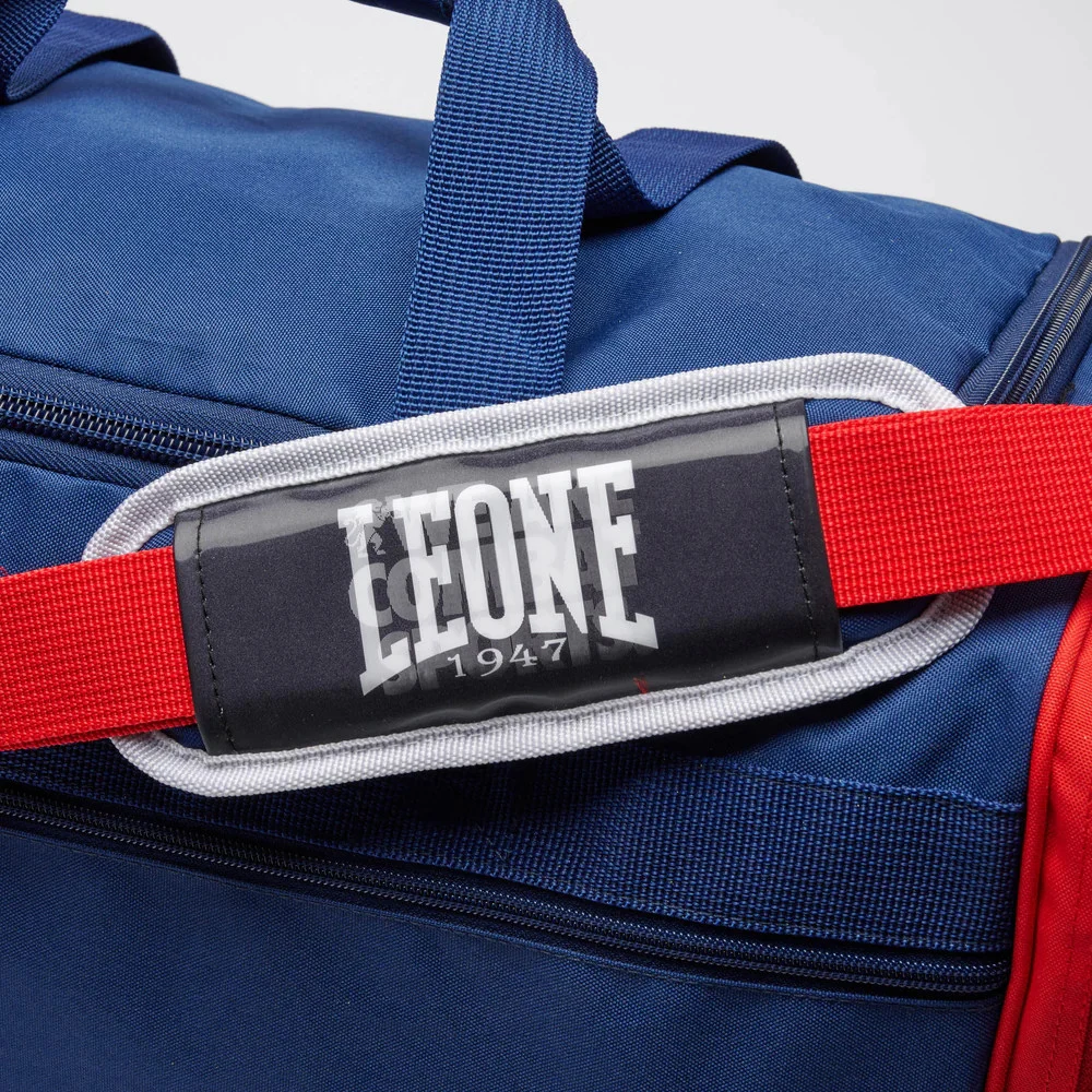 Спортивна сумка LEONE AC956 Color Block 45л поліестер 60x32 см синя