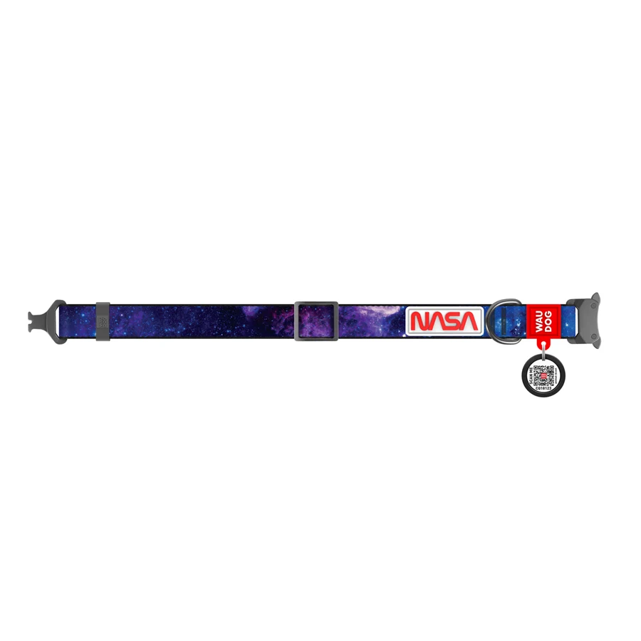 Нашийник WAUDOG Nylon з QR паспортом M 20 мм 28-40 см NASA21