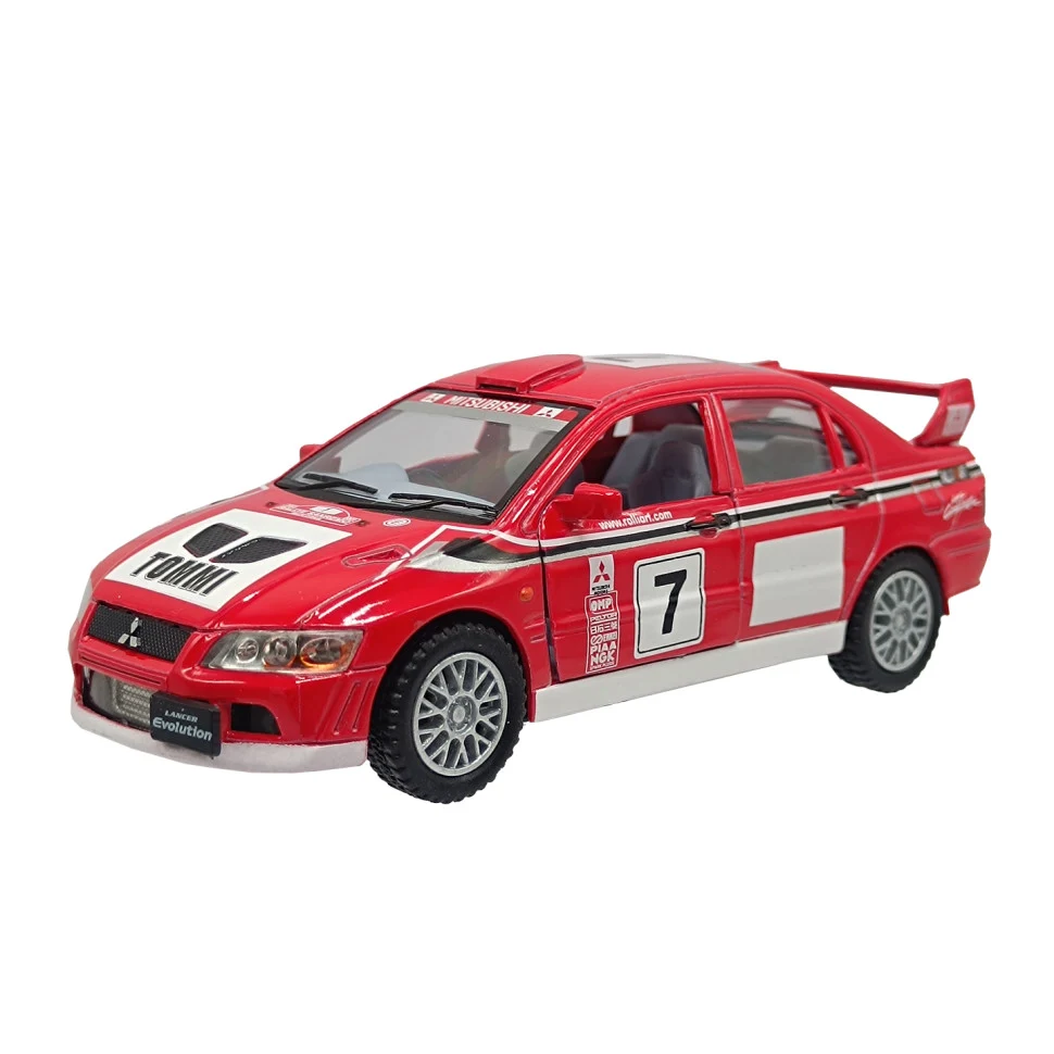 Іграшкова машинка Mitsubishi Lancer 1:32 пластик червоний 0,5 кг