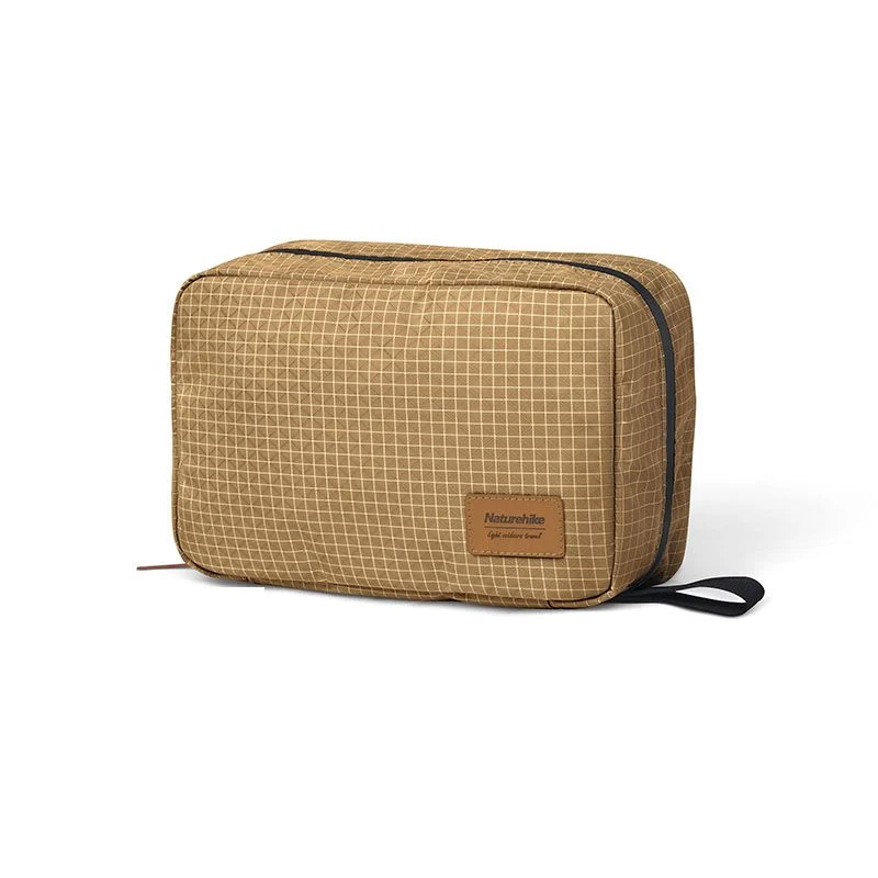Косметичка-органайзер Naturehike NH20SN010 L 24x16x9,5 см полікотон гірчична