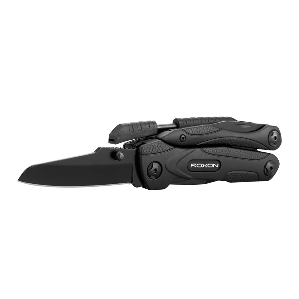 Мультитул Roxon SPARK CM1349 14 функцій нержавіюча сталь 10,7х4,5х2,3 см чорний