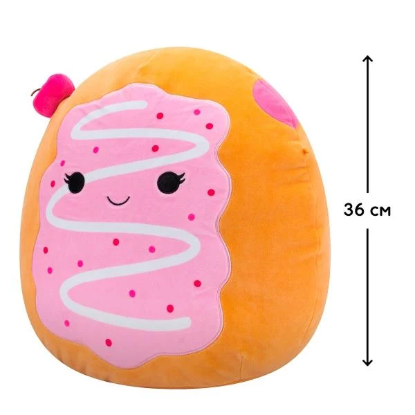 М'яка іграшка Squishmallows Вишневий Пончик 36 см Плюш