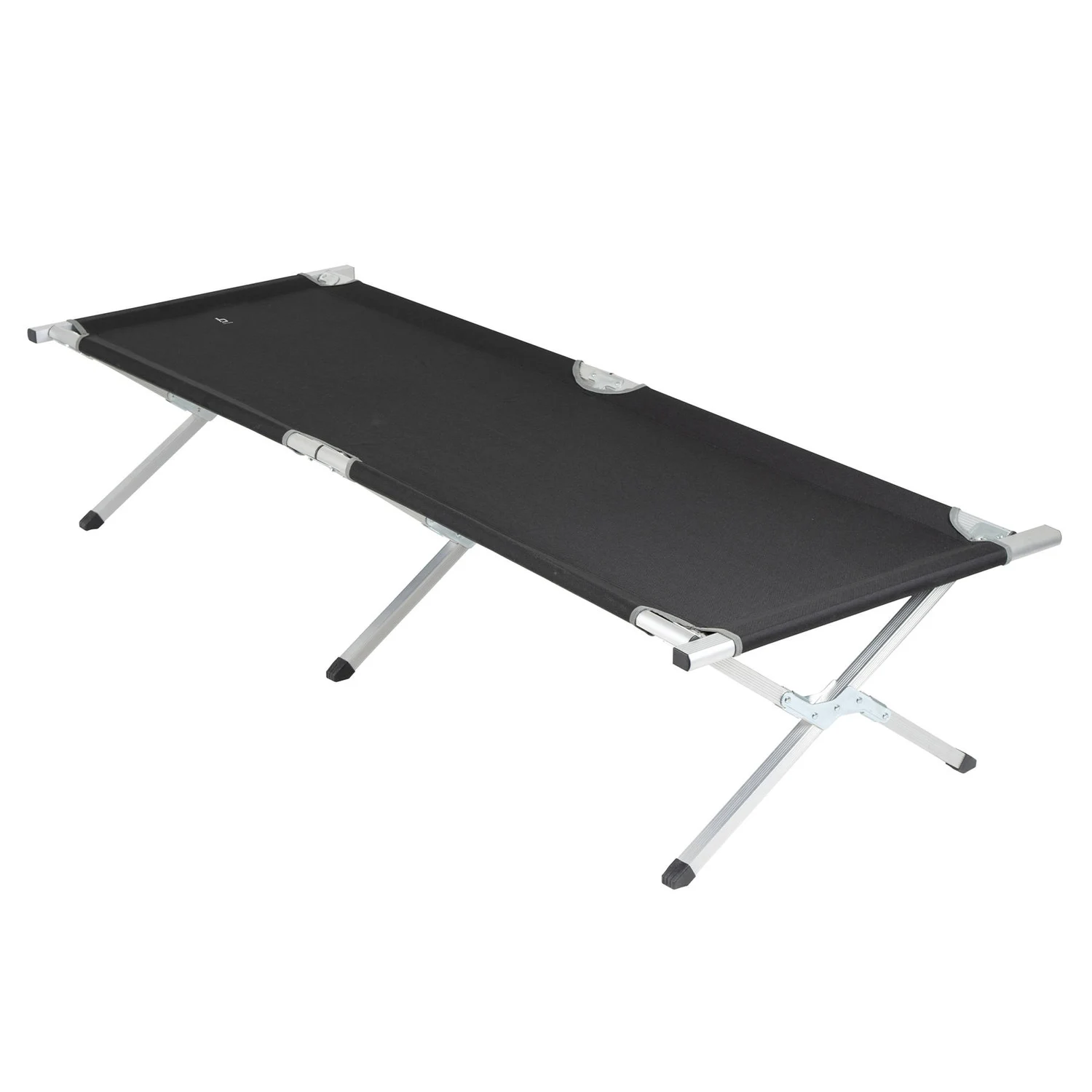 Розкладне ліжко Bo-Camp Single XL 210х70 см алюміній чорне