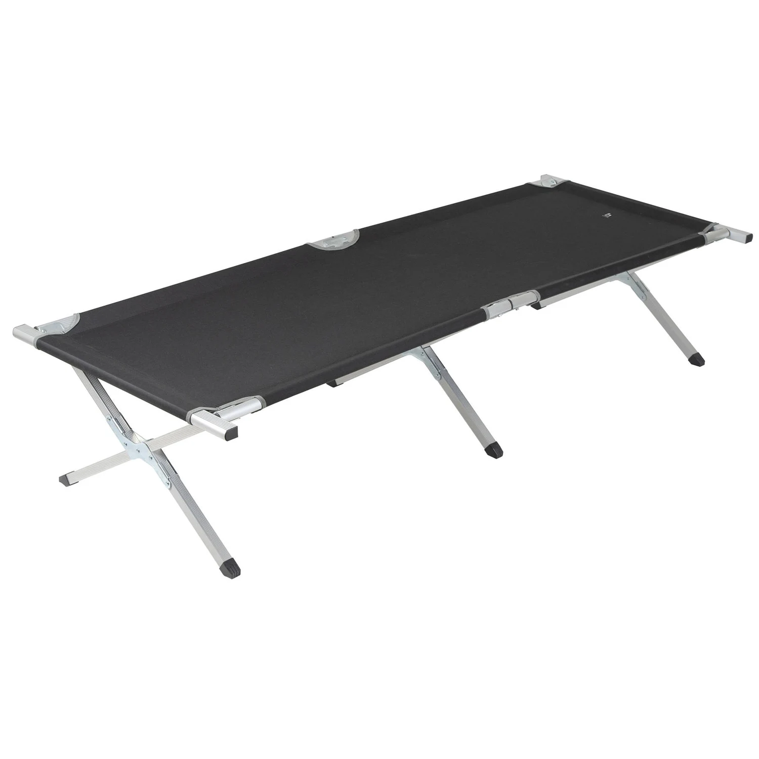 Розкладне ліжко Bo-Camp Single XL 210х70 см алюміній чорне