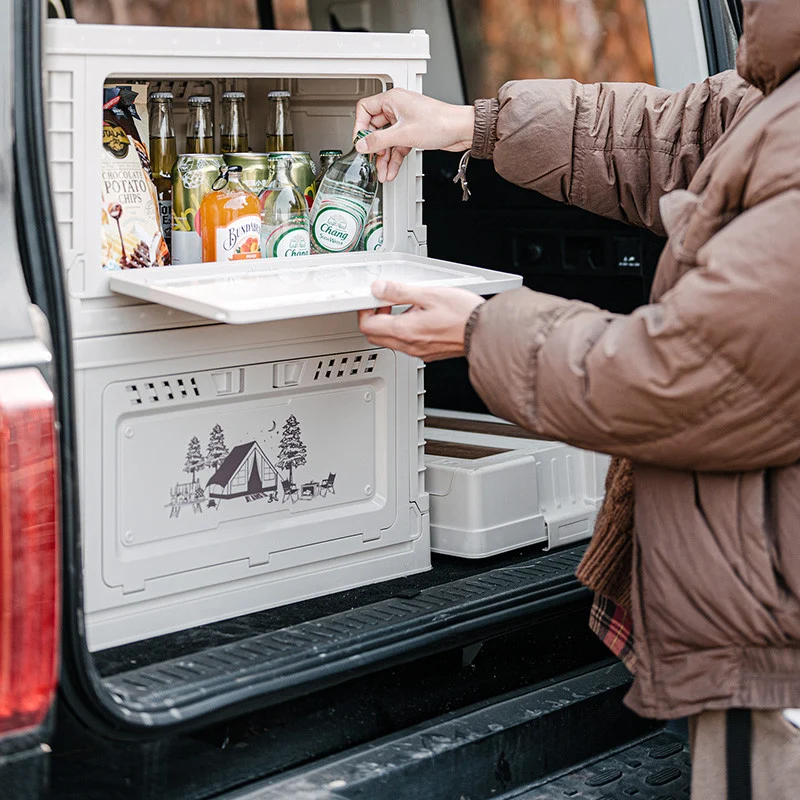 Складной контейнер Naturehike CNH22SN019 25 л + 5 л полипропилен светло-серый 44х28,5х30 см