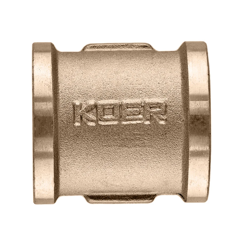 Муфта нарізна Koer KF.C10.WN 1" латунь без нікелю